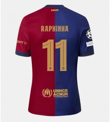 Barcelona Raphinha Belloli #11 Primera Equipación 2024-25 Manga Corta